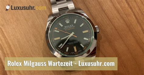 rolex wartezeit